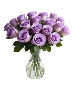 18 Purple Roses