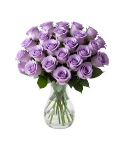 25 Purple Roses